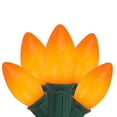 thumbnail image 1 of 25-Count Orange Opaque C9 Christmas Light Set, 25ft Green Wire, 1 of 1