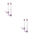 thumbnail image 3 of Sonducket 1 par de pinchos para bicicleta de montaña ZTTO, pinchos para bicicleta de liberación rápida anodizados, componentes para ciclismo al aire Violeta 2piezas Sonducket CBP200007, 3 of 5