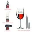 thumbnail image 3 of Kato Wine Bottle Opener Set 5 Pcs – Corkscrew, Stopper, Aerator Pourer, Foil Cutter, Sliver Glass Paint Marker With Free, 3 of 7