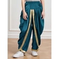 thumbnail image 7 of renvena Boys Satin Dhoti Pants Casual Baggy Trousers for Halloween Theme Party Dark Blue 12, 7 of 7