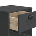 thumbnail image 5 of vidaXL Bedside Cabinet Accent End Table Bedroom Furniture Solid Wood Pine, 5 of 25