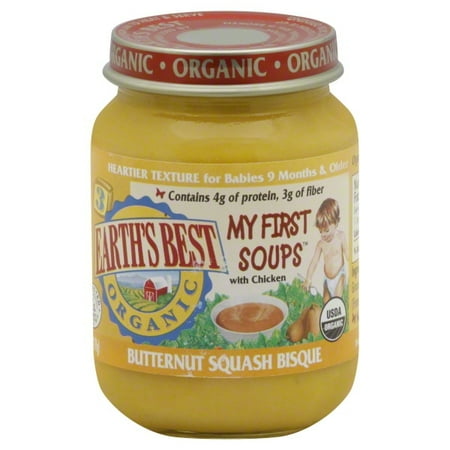 Hain Celestial Group Earths Best Organic My First Soups Bisque, 6 oz