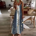 thumbnail image 2 of FRSASU Summer Maxi Dress for Women Spaghetti Strap Casual Sleeveless Printed Boho Floral Beach Vacation Sundress Multicolor-A, 2 of 5