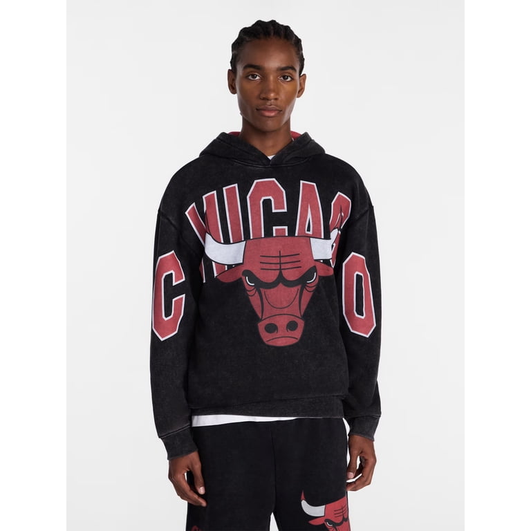 NBA Chicago Bulls Men's Oversized Pullover Hoodie photo 1