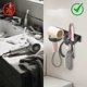 thumbnail image 5 of Soporte De Pared Para Secador De Pelo Organizador De Baño Estante De Almacenamiento Sin Taladro Para Secadores Y Herramientas De Peluquería Con Diseño Funcional Construcción Metálica, 5 of 6