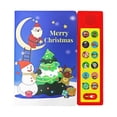 thumbnail image 1 of Siruishop Interactive Children's Sound Book Early Learning Toy 10 Songs Christmas Gift Fun, 1 of 8