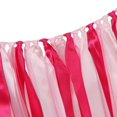 thumbnail image 4 of Pancarta de Borlas Hecho de DIY Banderines para Boda Decoración Rosa oscuro BLESIY guirnalda de borlas de cinta, 4 of 8