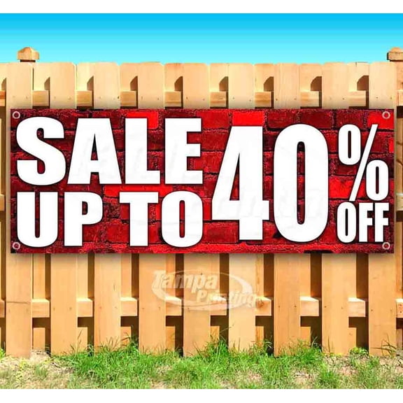 Sale Up To 40% Off 13 oz Vinyl Banner With Metal Grommets