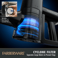 thumbnail image 3 of Farberware Cordless Pro Stick Vacuum Cleaner, Powerful Suction with 2 Speeds for Carpet and Hard Floors, Converts to Handheld Vacuum, 3 of 6