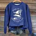 thumbnail image 4 of Home Of The Wicked Witch Halloween Sweatshirts for Women Long Sleeve Crewneck Witch Graphic Sweatshirt Pullover Tops, 4 of 5