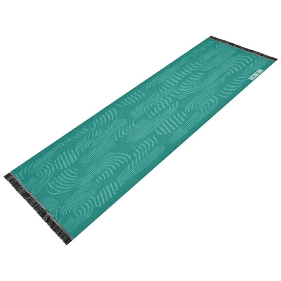 Vintage Modern Runner Rug,Non Slip Machine Washable 72"x23.5" Polyester Material Pet-Friendly Durable,Applicable to Entryway Rug Living Room Rug Soft Greenish Blue Tones