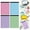 Colorful*4, variant on 1 Pcs 8" X 5" Colored Legal Pad Writing Pads Wide Ruled 50 Sheets, Writing Notepad Office Supplies for College Office Business(Hot Pink)