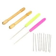 thumbnail image 2 of Doll Hair Root Holder Tools, Alloy Handles Comfortable Grip Doll Hair Rooting DIY Making Kit With 2 Awls For DIY Lover For Home, 2 of 8