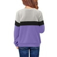 thumbnail image 3 of Admvng Cute Hoodies for Teen Girls Shirt Long Sleeved Printed T-shirt Printed Round Neck Top(1-12years), 3 of 3