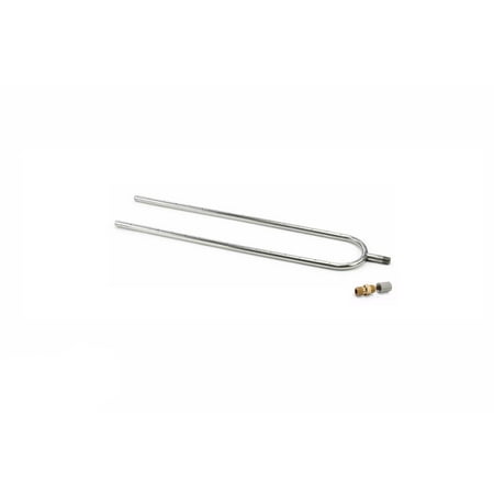 - HPC Dual Stainless Steel Fireplace U-Burner, 18