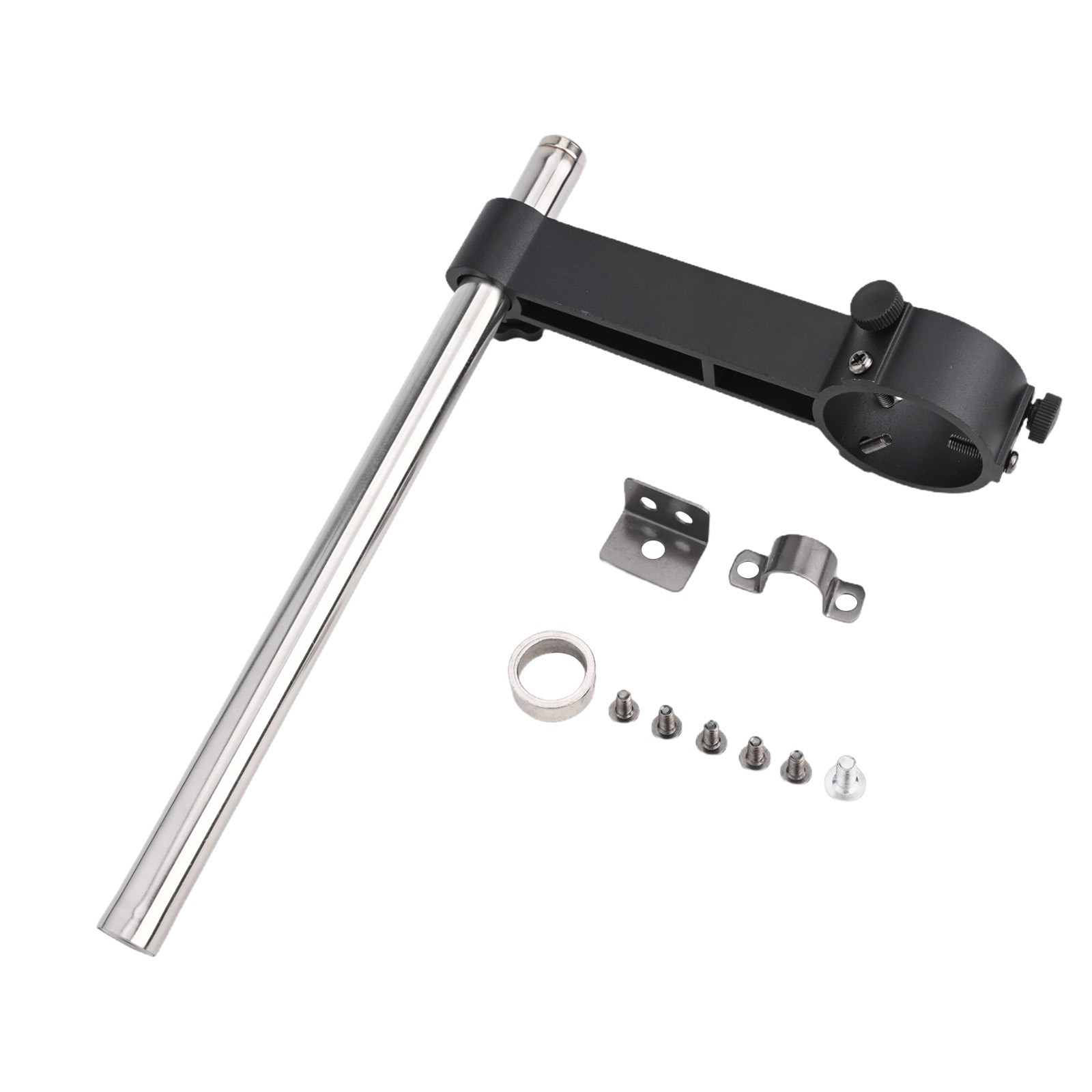 Dreamhall Durable Heat Guns Bracket Soldering Gun Stand Clamp Black+Silver Repair Tools for Smd Rework Hand-Pieceguns Holder