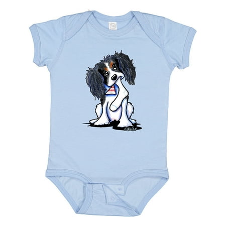 

Inktastic Tri Color King Charles Spaniel Gift Baby Boy or Baby Girl Bodysuit