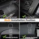 thumbnail image 4 of Soporte de teléfono magnético para coche, soporte de coche para salpicadero de vehículo, soporte ajustable doble 360, con imanes fuertes Feliz Sencillez, 4 of 5