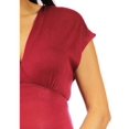 thumbnail image 4 of Women's Faux Wrap Maxi Maternity Dress, 4 of 4