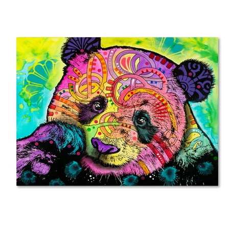 Panda Canvas Reproduction - Trademark Fine Art 'Psychedelic Panda' Canvas Art by Dean Russo