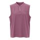 thumbnail image 4 of Camiseta sin mangas con cuello en V para hombre, color liso, deportiva, fitness, informal, de verano, capa base, color liso, blusa de poliéster para hombre, 4 of 5