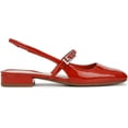 thumbnail image 2 of Franco Sarto Women's Destin Slingback Flat Vintage Red Patent 6.5M, 2 of 5