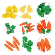 BESTYASH 6Pcs Miniature Food Model Resin for Mini House Decorations and Photography Prop