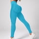 thumbnail image 3 of Pantalones de yoga Gibobby mujer sin costuras color de nieve Jacquard recortados, 3 of 4