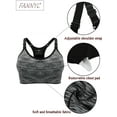 thumbnail image 6 of Sports Bras For Women, Medium Support Yoga Gym Activewear Bras Seamless Running Workout Tank Tops Wirefree Padded-Removable Up To 2XL Size, 6 of 6