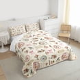 thumbnail image 3 of jejeloiu Pink Bow Tie Twin Comforter Sets,Chic Dessert Cake Bedding Set For Girls Teens Reversible 2-Piece, 3 of 8