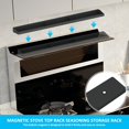 thumbnail image 3 of Stove Top Shelf Silicone Magnetic Shelf with 3 Functional Partition Save Space and Keep Your Countertop Clean Kitchen Spice Organizer, 3 of 10