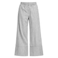 thumbnail image 7 of Edvintorg Pants for Women Plus Size Fashion Striped Elastic Waisted Casual Loose Wide Leg Trousers with Pockets Womens Clothes Black XL, 7 of 7