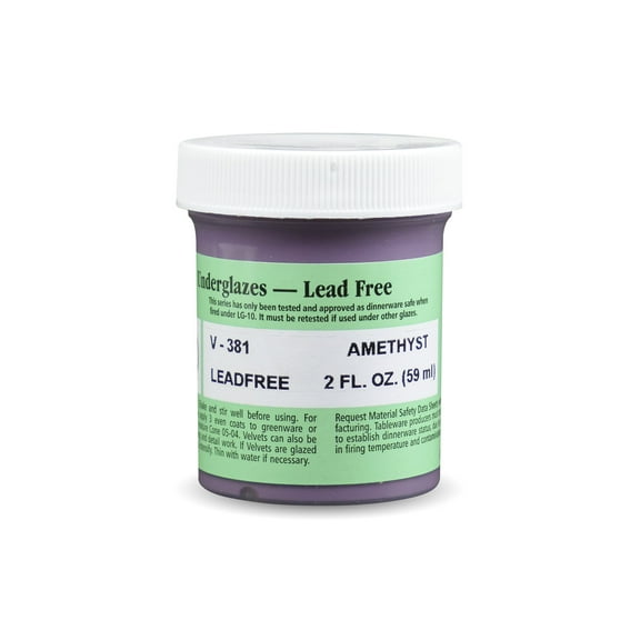 Amaco Velvet Underglaze, 2 oz., Amethyst