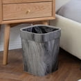 thumbnail image 4 of Wood Grain Waste Bins Household Creative Square Retro Style Garbage Bin Wastebasket for Kitchen Bedroom Bathroom With pressure circle, 4 of 8