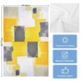 thumbnail image 5 of Yellow Grey Kitchen Towels Set of 2, Water Absorbent Dish Towel, Modern Abstract Oil Painted Geometric Decorative Hand Towels - Quick Drying Cloth for Cooking Baking, 18x28 Inch, 5 of 8