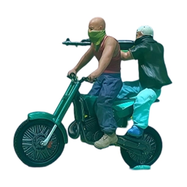 Modelo de motociclistas a escala 1/64, modelo de personas diminutas, utilería para fotos, diorama, escenografía urbana verde
