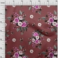 thumbnail image 3 of oneOone Polyester Spandex Brown Fabric Floral Diy Clothing Quilting Fabric Print Fabric By Yard 56 Inch Wide-WS, 3 of 4
