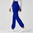 thumbnail image 4 of BRELIL Women's High Waisted Jogger Pants with Pockets Solid Casual Active Long Lounge Pants Athletic Workout Fall Winter Comfort Trousers, Blue M, 4 of 7