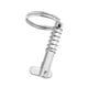 thumbnail image 2 of Pin de liberación rápida para material acero inoxidable de grado marino de 8x51 Hardware marino, 2 of 7