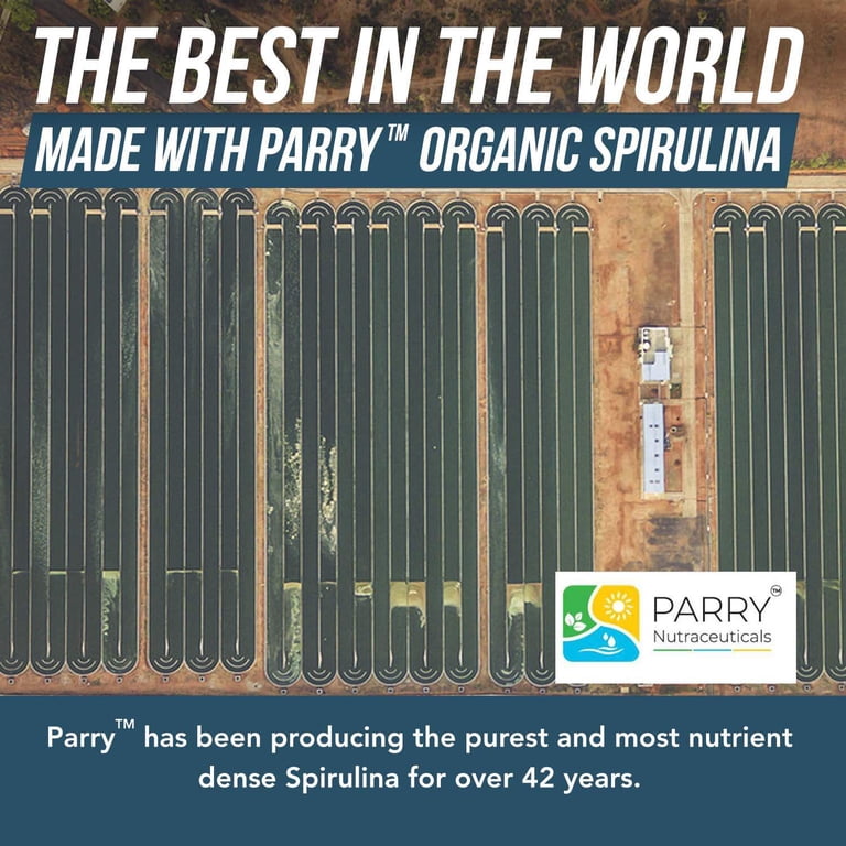 Triquetra Health, Organic Spirulina Tablets, 360 Tablets - Walmart.com