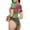 Neon Desert Moon, variant on Neon Pop Art Pitbull Womens One Piece Swimsuits Modest Tummy Control Bathing Suits Lace Up Slimming Swim Suit-Small
