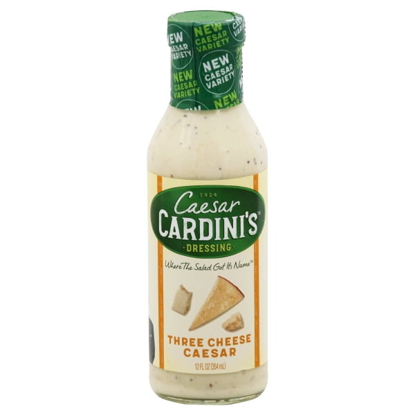 Caesar Cardini's™ Three Cheese Caesar Dressing 12 fl. oz. Bottle