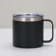 thumbnail image 4 of Bearachild Taza portátil de acero inoxidable con tapa de asa, Camper, taza para beber leche aislada al vacío, botella para acampar, hogar, coche al aire Mostrada Negro Bearachild HA010518-01B, 4 of 6