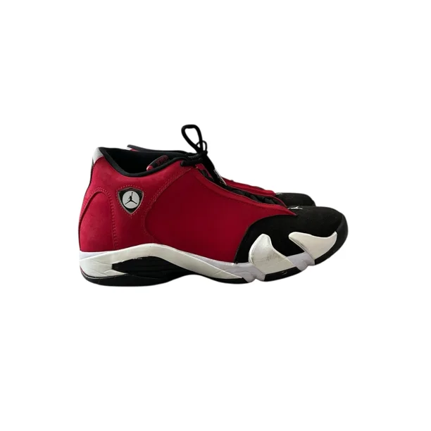 Ni - ke Ni - ke Air Jordan 14 Retro Gym Red Toro White Black Sz 9.5 487471-006 Bulls OG NBA
