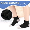 thumbnail image 2 of 25 Pairs Toddler Kids Socks, Ankle Athletic Low Cut Short Socks for Boys Girls 1-14 Years, 2 of 7