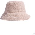 thumbnail image 3 of CoCopeaunts Women Bucket Hat Hats Double-Sided Artificial Lamb Solid Color Autumn Winter Warm Fisherman Hat Foldable Basin Hat, 3 of 8