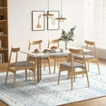 thumbnail image 5 of Nefoso 8ft x 10ft Area Rugs, Washable Area Rugs for Living Room Bedroom Home Decor, Non-Slip Carpet, Bohemian Geometric, Blue, 5 of 5