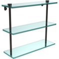 thumbnail image 2 of Allied Brass NS-5/16-ORB 16 Inch Triple Tiered Glass Shelf, Oil Rubbed Bronze, 2 of 2