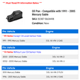 thumbnail image 2 of Pan - Compatible with 1991 - 2005 Mercury Sable 1992 1993 1994 1995 1996 1997 1998 1999 2000 2001 2002 2003 2004, 2 of 2