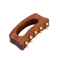 thumbnail image 4 of TISHITA Wooden Massage Tool 10 Brass Point Compact Scraper for Shoulder Styling Body with Acupoint Chart, 4 of 8